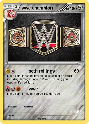 Pokemon wwe champion