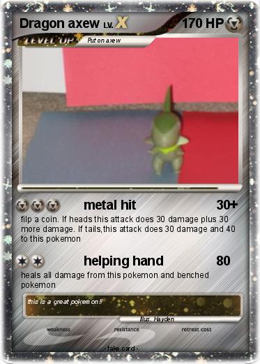 Pokemon Dragon axew