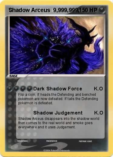 Pokemon Shadow Arceus  9,999,999,