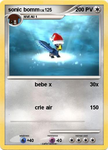 Pokemon sonic bomm
