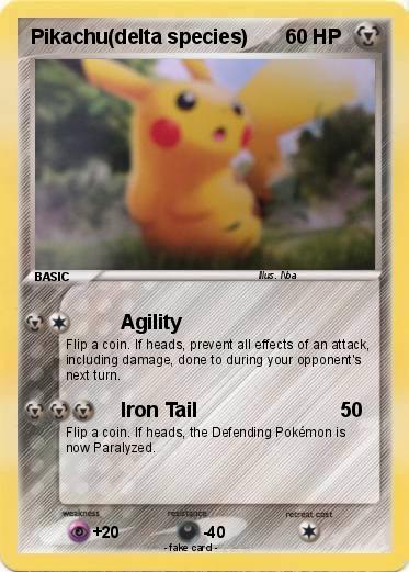 Pokemon Pikachu(delta species)