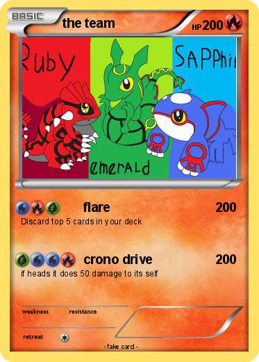 Pokemon the team
