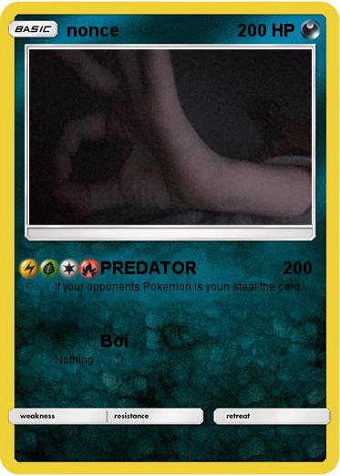 Pokemon nonce