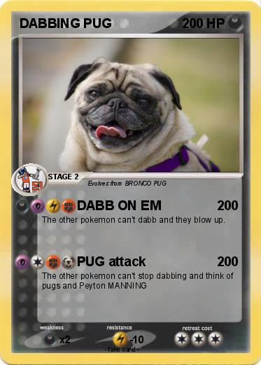 Pokemon DABBING PUG
