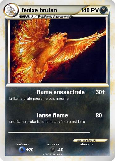 Pokemon fénixe brulan