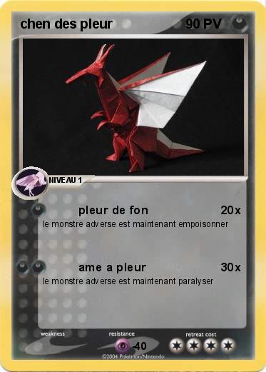 Pokemon chen des pleur