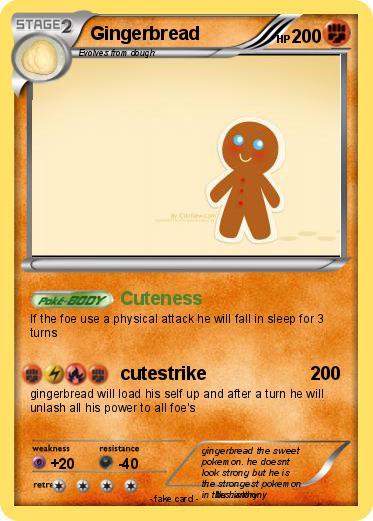 Pokemon Gingerbread