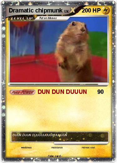 Pokemon Dramatic chipmunk