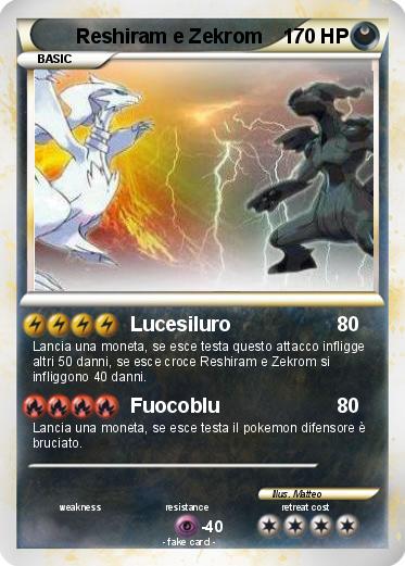 Pokemon Reshiram e Zekrom
