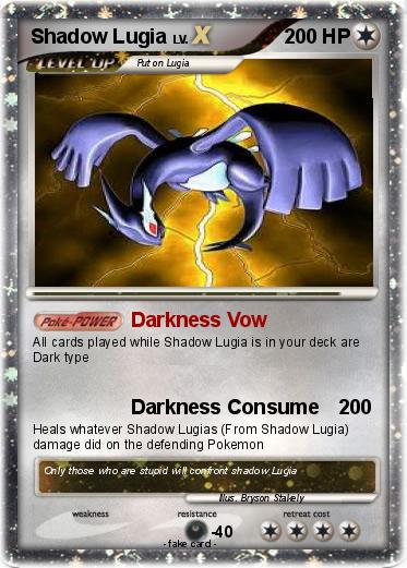 Pokemon Shadow Lugia