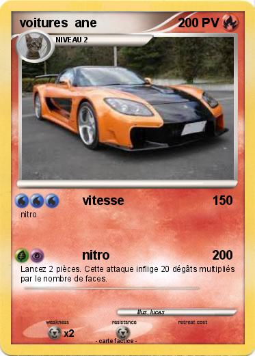 Pokemon voitures  ane