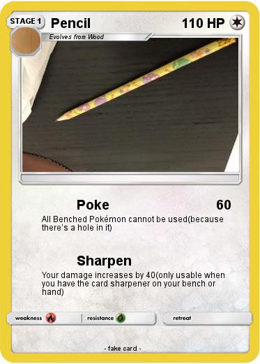 Pokemon Pencil