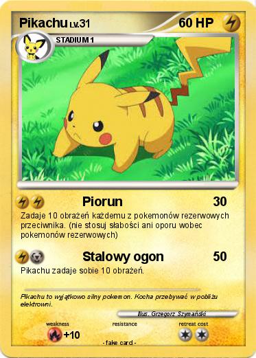 Pokemon Pikachu