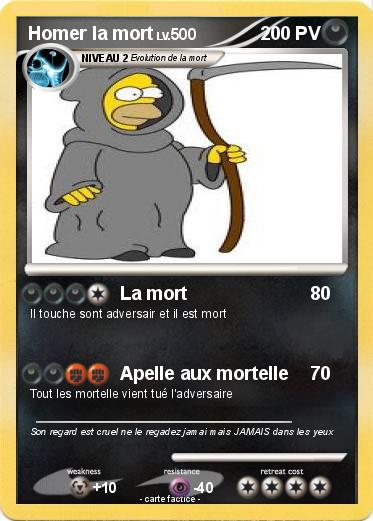 Pokemon Homer la mort