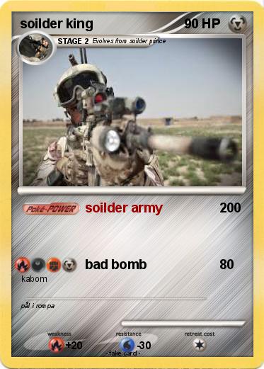 Pokemon soilder king