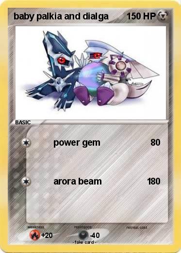 Pokemon baby palkia and dialga