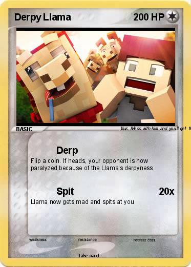 Pokemon Derpy Llama