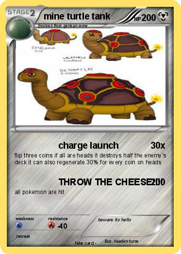 Pokemon mine turtle tank