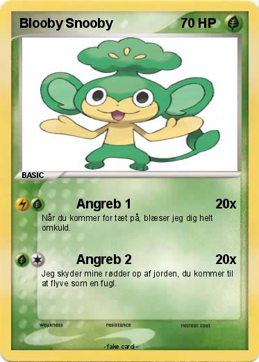 Pokemon Blooby Snooby