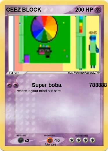 Pokemon GEEZ BLOCK