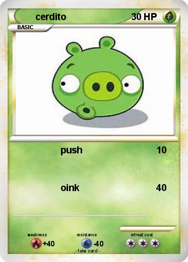 Pokemon cerdito
