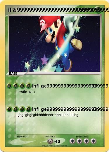 Pokemon il a 9999999999999999999999999999999