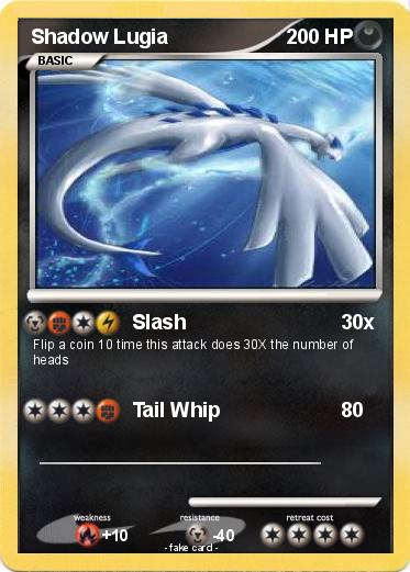 Pokemon Shadow Lugia
