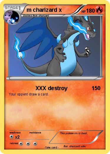 Pokemon m charizard x