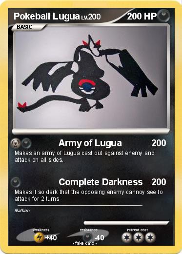 Pokemon Pokeball Lugua