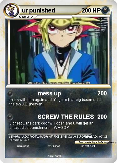 Pokemon ur punished