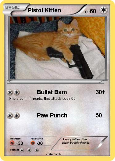 Pokemon Pistol Kitten