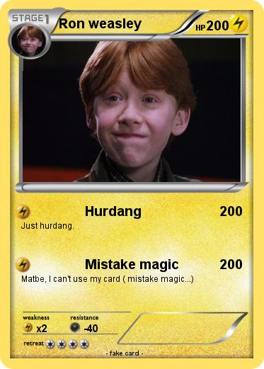 Pokemon Ron weasley