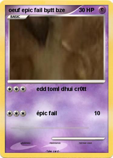 Pokemon oeuf epic fail bµtt bze