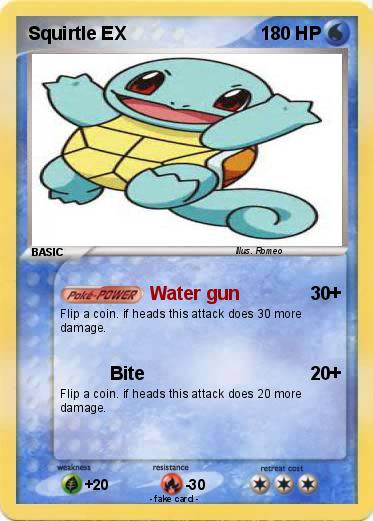 Pokemon Squirtle EX