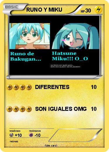 Pokemon RUNO Y MIKU