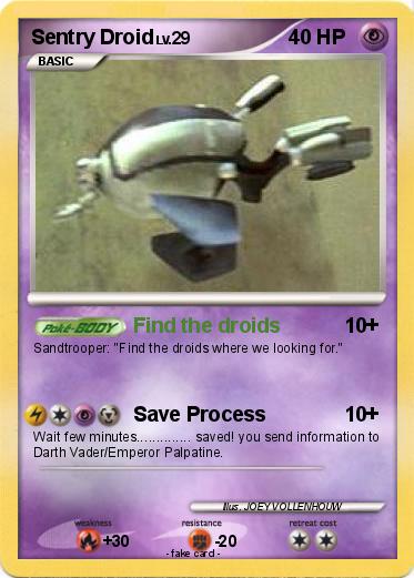 Pokemon Sentry Droid