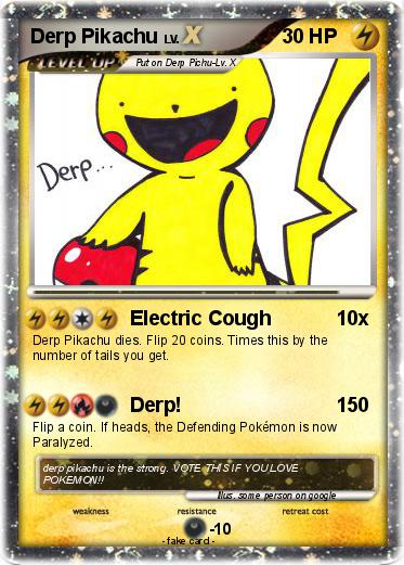 Pokemon Derp Pikachu
