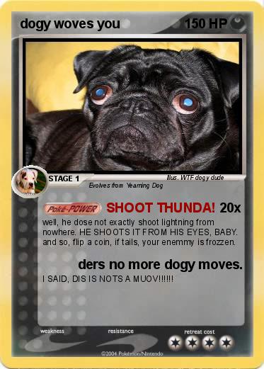 Pokemon dogy woves you