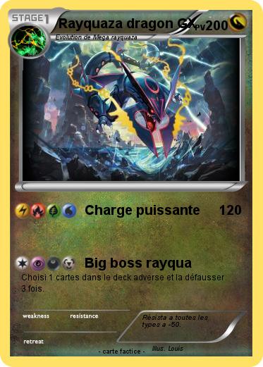 Pokemon Rayquaza dragon GX