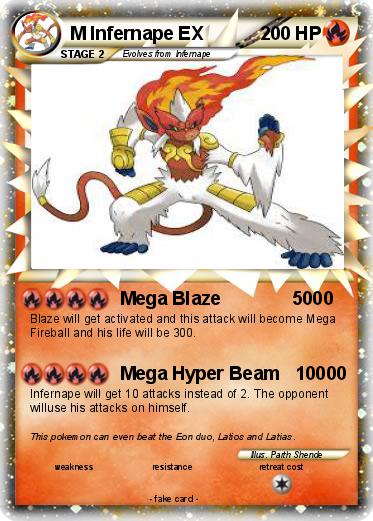 Pokemon M Infernape EX