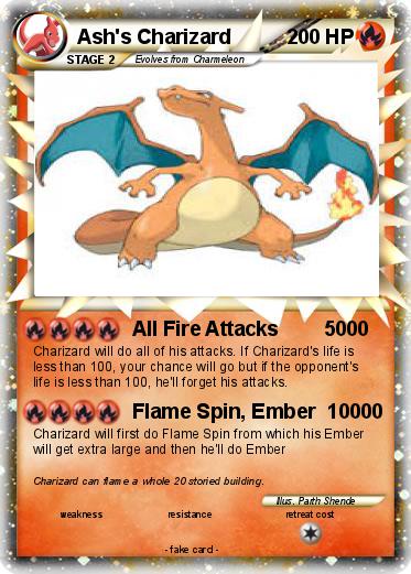 Pokemon Ash's Charizard
