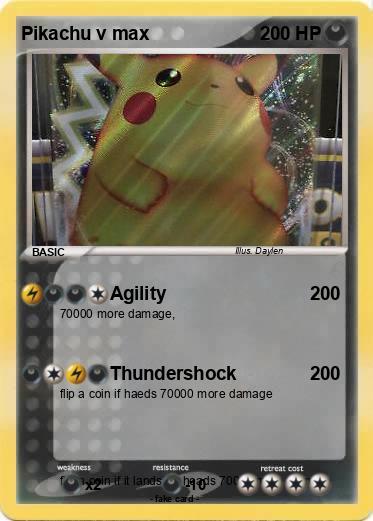 Pokemon Pikachu v max