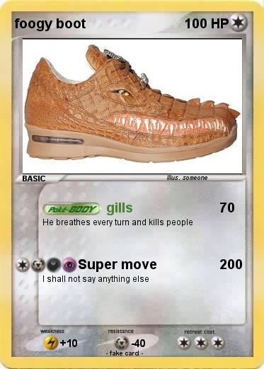 Pokemon foogy boot