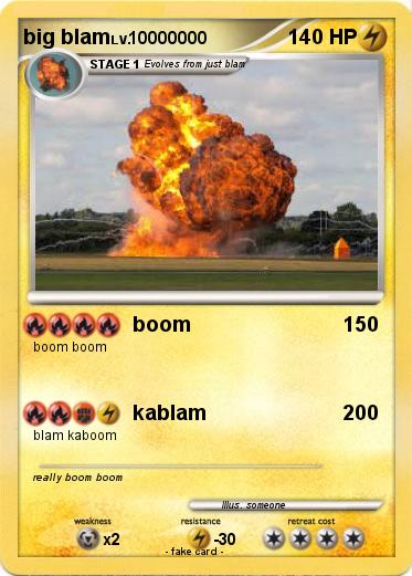 Pokemon big blam