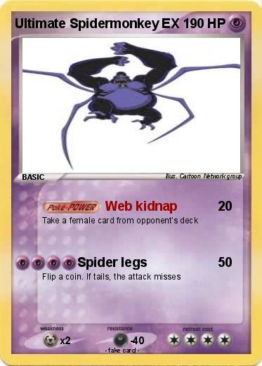 Pokemon Ultimate Spidermonkey EX