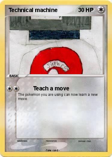 Pokemon Technical machine