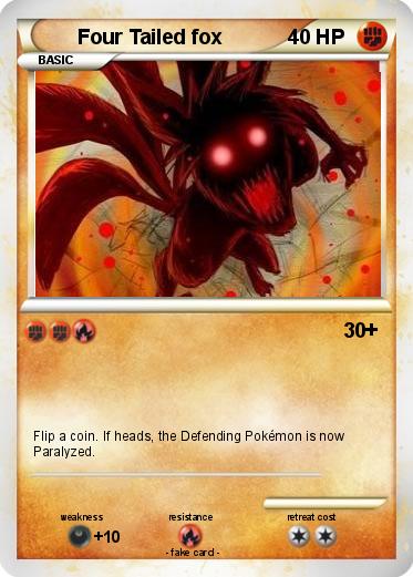Pokemon Four Tailed fox