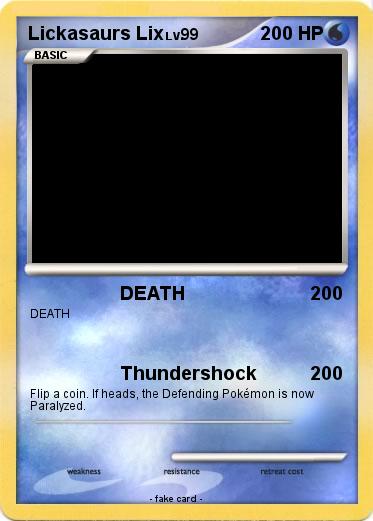 Pokemon Lickasaurs Lix