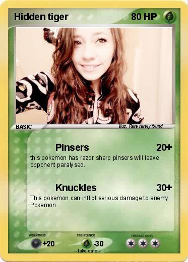 Pokemon Hidden tiger