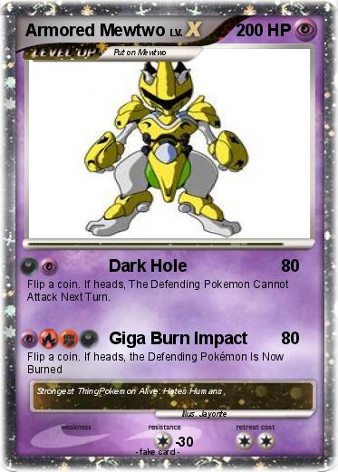 Pokemon Armored Mewtwo